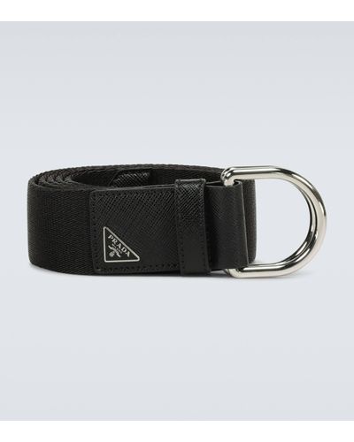 Prada Ceinture en tissu technique - Noir