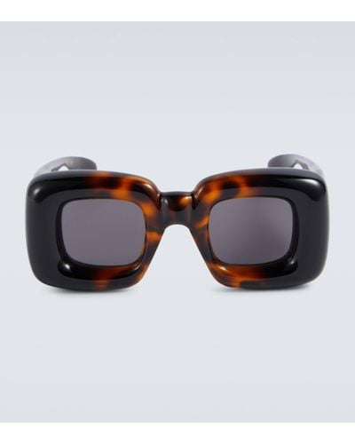 Loewe Lunettes de soleil Inflated carrees - Marron
