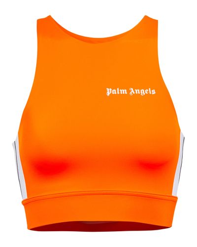 Palm Angels Bedruckter Sport-BH - Orange