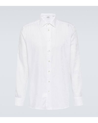 Etro Paisley Cotton Shirt - White
