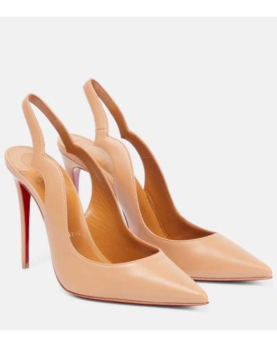 Christian Louboutin Pumps Nudes Hot Chick in pelle - Multicolore