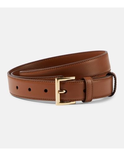 Prada Leather Belt - Brown