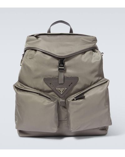 Prada Re-nylon Backpack - Grey