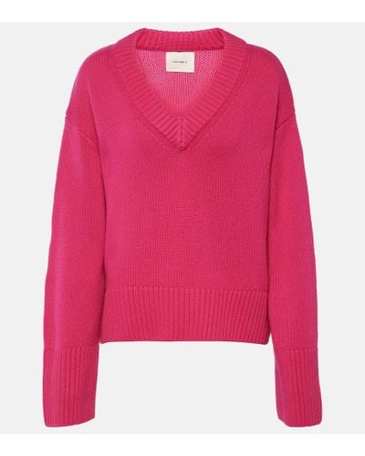 Lisa Yang Pullover Aletta in cashmere - Rosa