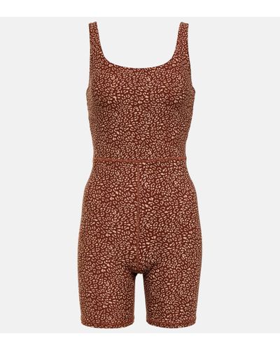 The Upside Leo Claudia Playsuit - Brown