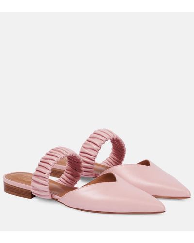 Malone Souliers Slippers Matilda in pelle - Rosa