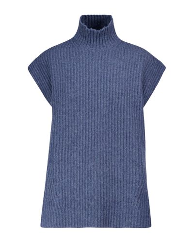 Ganni Pullover aus einem Wollgemisch - Blau