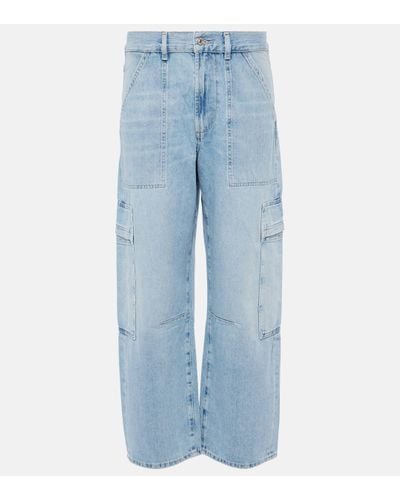 Citizens of Humanity Marcelle High-rise Cargo Jeans - Blue