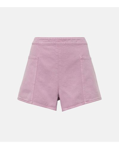 Max Mara Shorts Alibi aus Baumwolle - Pink