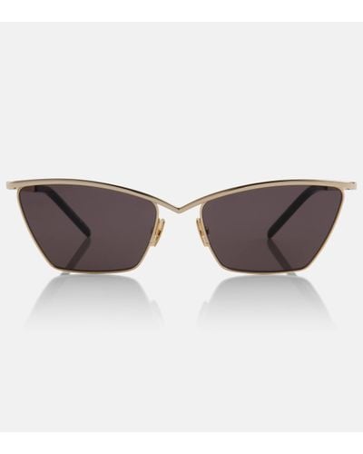Saint Laurent Sl 637 Cat-eye Sunglasses - Brown