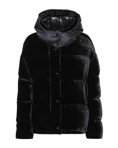 moncler velvet puffer