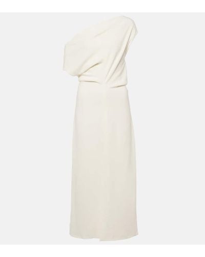 Proenza Schouler Rosa Crepe Midi Dress - White