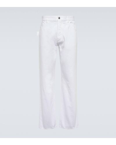 Bottega Veneta Mid-rise Straight Jeans - White