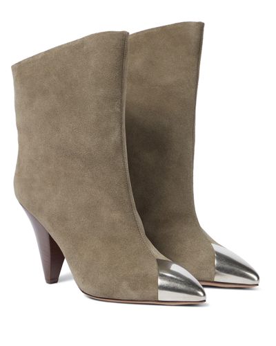 Isabel Marant Ankle Boots Lapee - Grau