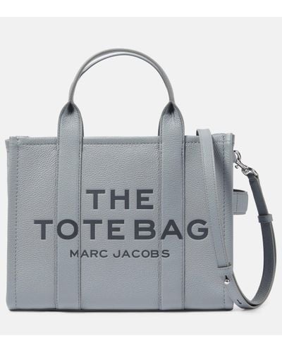 Marc Jacobs 'the Leather Medium Tote Bag' - Grey
