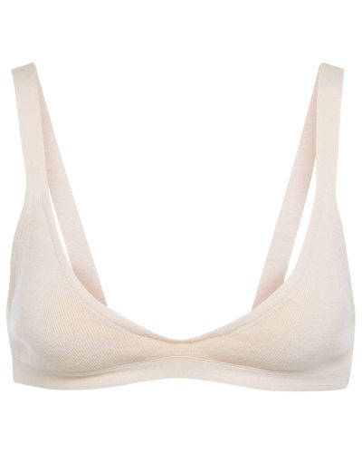 Live The Process Neptune Ribbed-knit Bralette - Natural