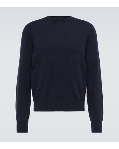 The Row Benji Cashmere Sweater - Blue
