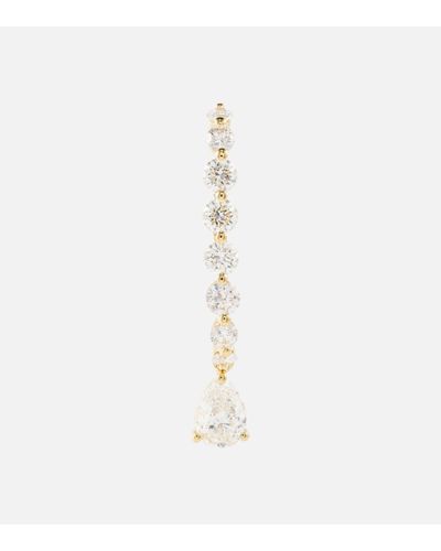 Anita Ko 18kt Gold Single Earring With Diamonds - White