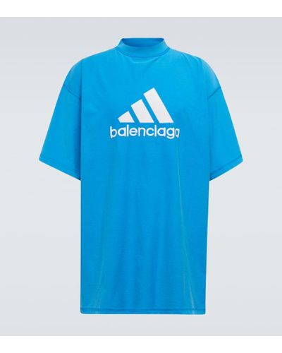 Balenciaga / Adidas T-shirt Oversized - Blue