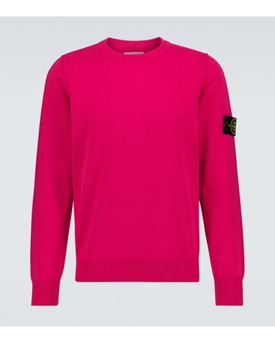 Stone Island Sweatshirt aus Baumwolle - Pink