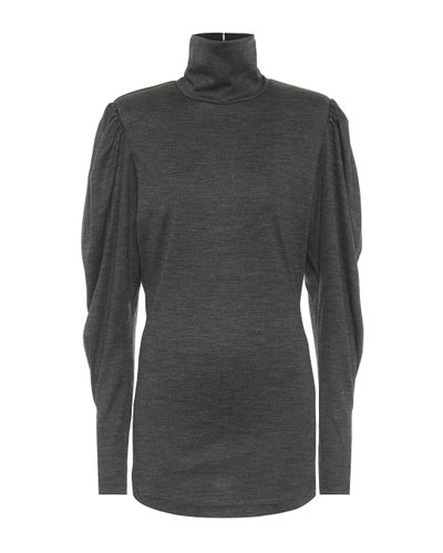 Isabel Marant Gavina Virgin Wool Sweater - Gray