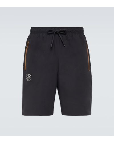 Loewe X On Technical Shorts - Blue