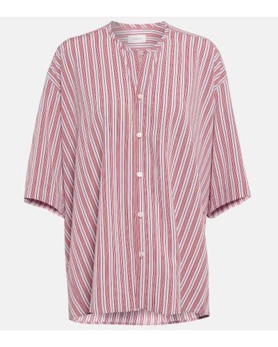 Lemaire Striped Shirt - Pink