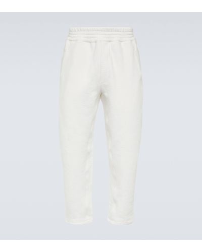 The Row Pantalon de survetement Koa en coton melange - Blanc