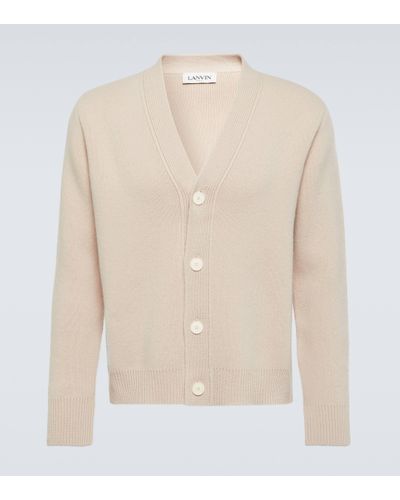 Lanvin Cardigan en laine et cachemire - Blanc