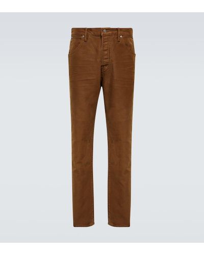 Tom Ford Jeans tapered - Marrón