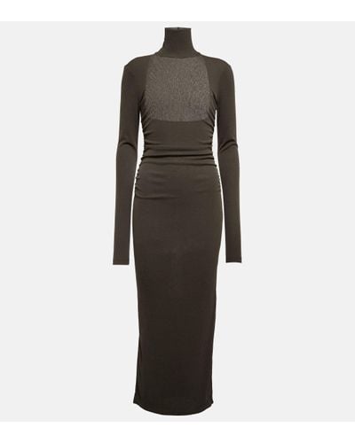 Nanushka Turtleneck Midi Dress - Black