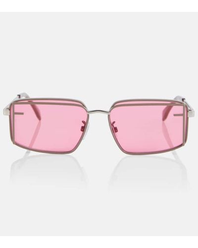 Fendi Eckige Sonnenbrille First Sight - Pink