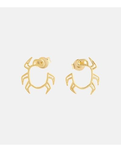 Aliita Aretes Escarabajo de oro de 9 ct - Metálico