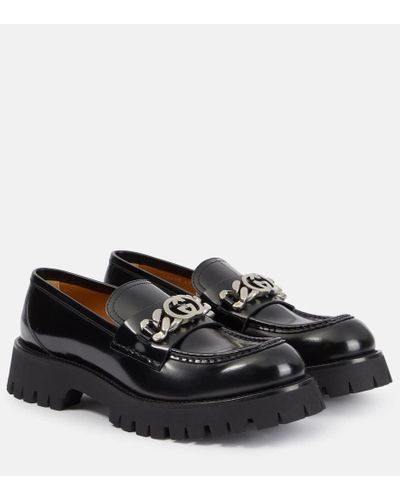 Gucci Damenloafer Mit Profilsohle - Schwarz