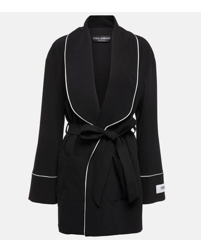 Dolce & Gabbana X Kim – Veste en laine melangee - Noir