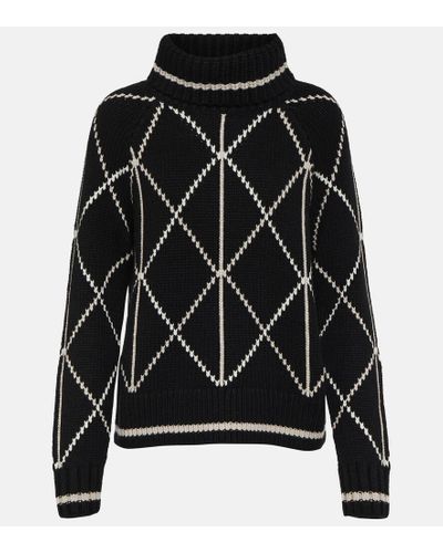 Bogner Solange Cashmere Turtleneck Sweater - Black