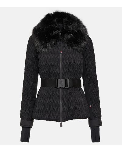 3 MONCLER GRENOBLE Giacca corta Plantrey - Nero