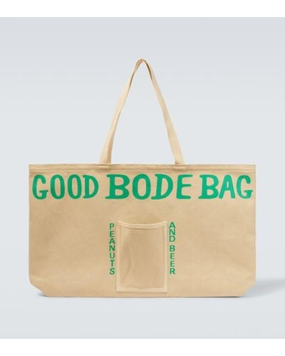 Bode Canvas Tote Bag - Green