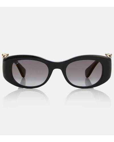 Cartier Eckige Sonnenbrille Panthere de Cartier - Braun