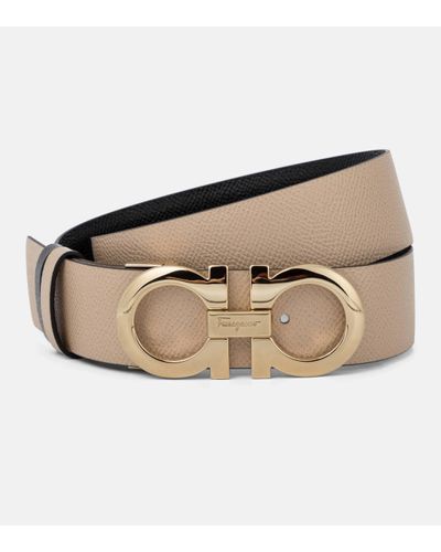 Ferragamo Gancini Reversible Leather Belt - Multicolour