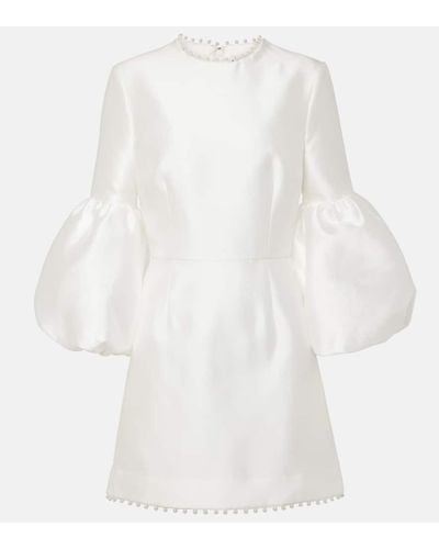 Rebecca Vallance Bridal Minikleid Cristine mit Perlen - Weiß