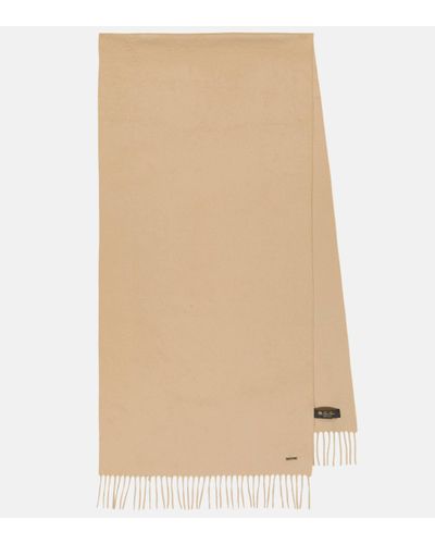 Loro Piana Grande Unita Cashmere Scarf - Natural