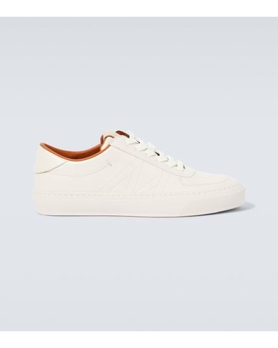 Moncler Trailgrip Leather Trainers - White