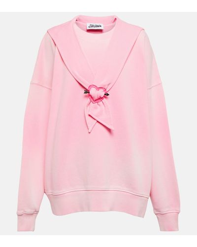 Jean Paul Gaultier Cotton Sweatshirt - Pink