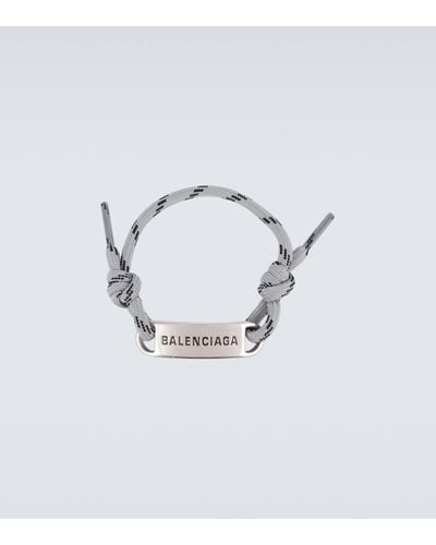 Balenciaga Bracelet a logo - Métallisé
