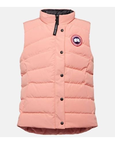 Canada Goose Freestyle Quilted Down Vest - Pink