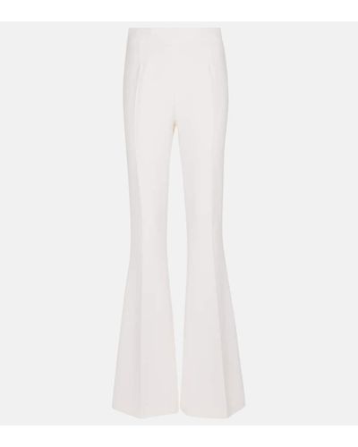 Safiyaa Halluana High-rise Flared Pants - White