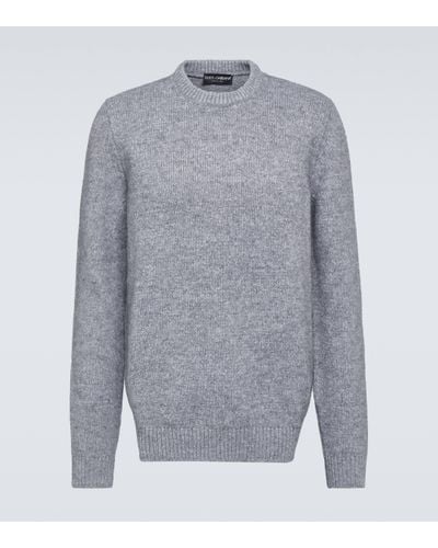Dolce & Gabbana Wool-blend Jumper - Grey