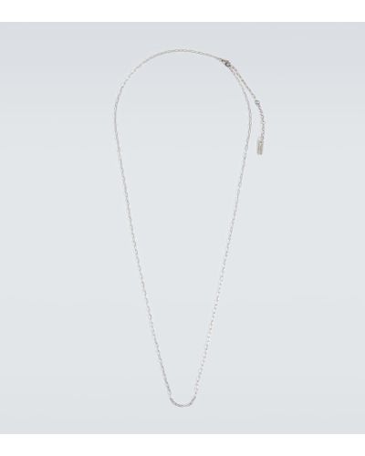 Saint Laurent Chain Necklace - White