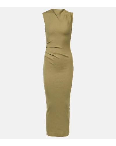 Dorothee Schumacher Simply Timeless Cotton Jersey Maxi Dress - Green